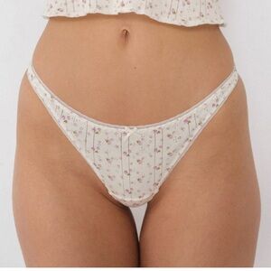 2-pack Cou Cou thongs - floral and red